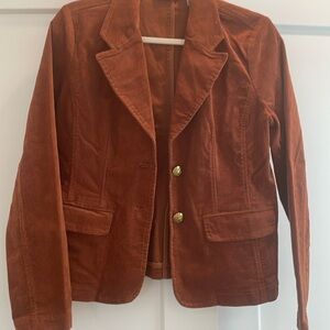 Jacket, Corduroy unlined, Rust color, never worn.